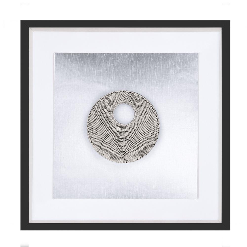 Disc Silver Artwork 52 x 52 cm-abc