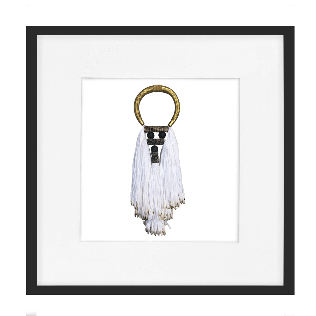 Tassel Spanish White Artwork 52 x 52 cm-Accessories-Bandhini Homewear Design-White-52 x 52--abc