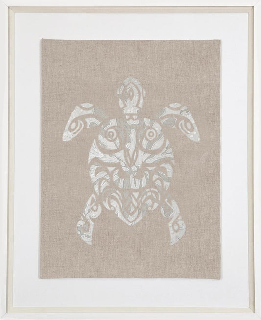 Sea Turtle Artwork 67 x 85 cm-Accessories-Bandhini Homewear Design-White-67 x 85--abc