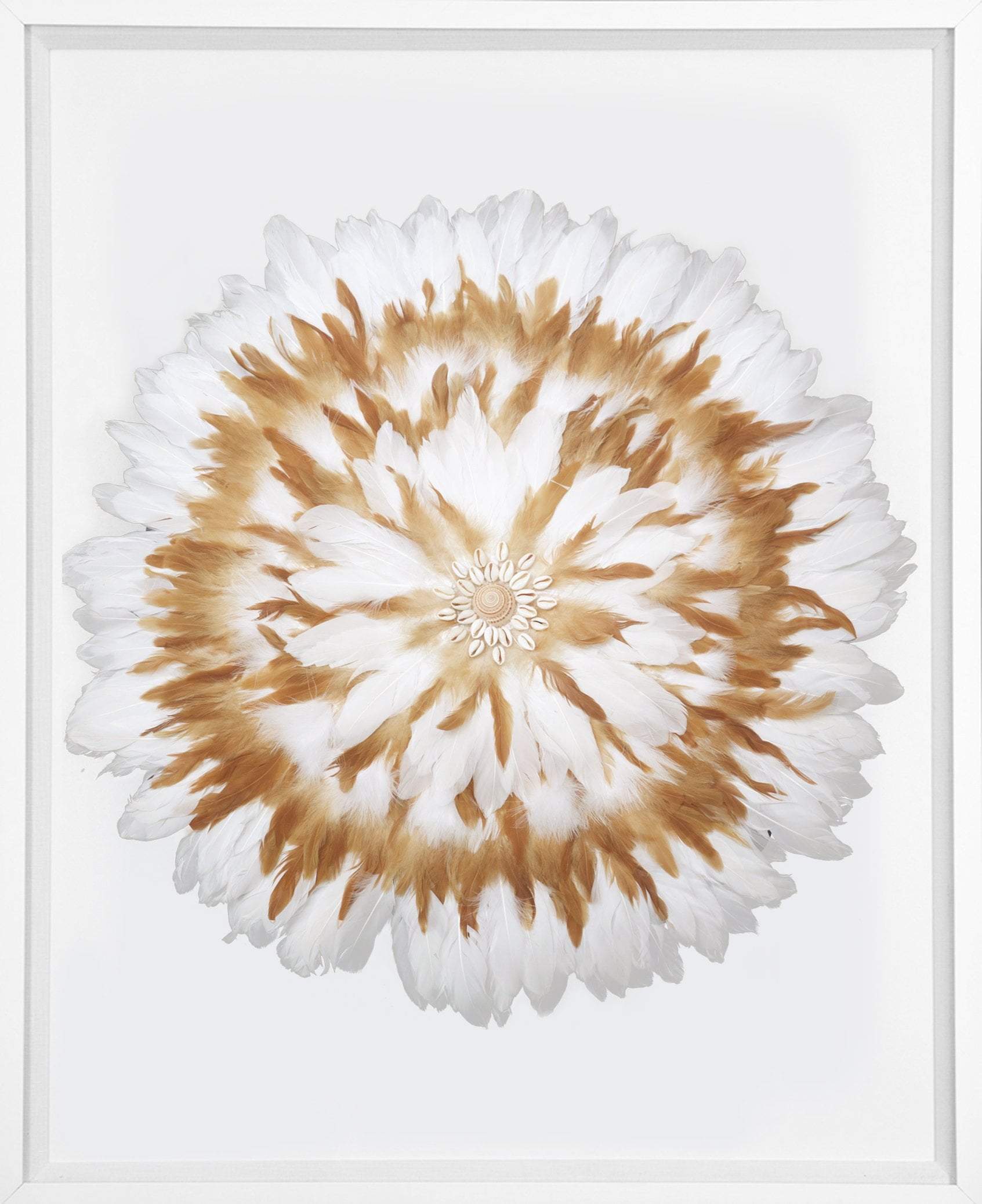 Feather Sun Set Artwork 67cm x 85cm-abc