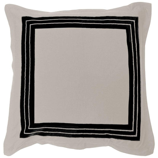 Braid Inner Panel Natural Euro Cushion 65 x 65 cm-abc