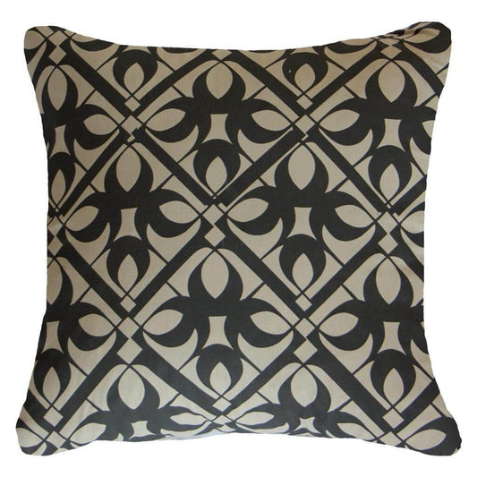 Chain Screen Black Lounge Cushion 55 x 55 cm-abc