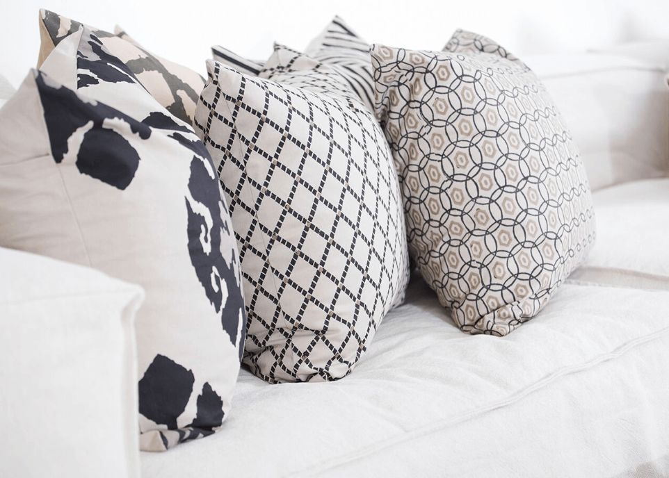 Parasol Black Lounge Cushion 55 x 55 cm-Accessories-Bandhini Homewear Design-Black-22 x 22--abc