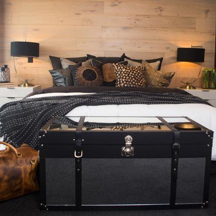 Weave Cross Black Lounge Cushion 55 x 55 cm-Accessories-Bandhini Homewear Design-Black-22 x 22--abc