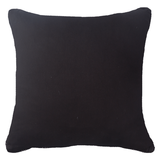 Outdoor Reverse Black Beige Lounge Cushion 55 x 55 cm-Outdoors-Bandhini Homewear Design-Black Beige-22 x 22--abc