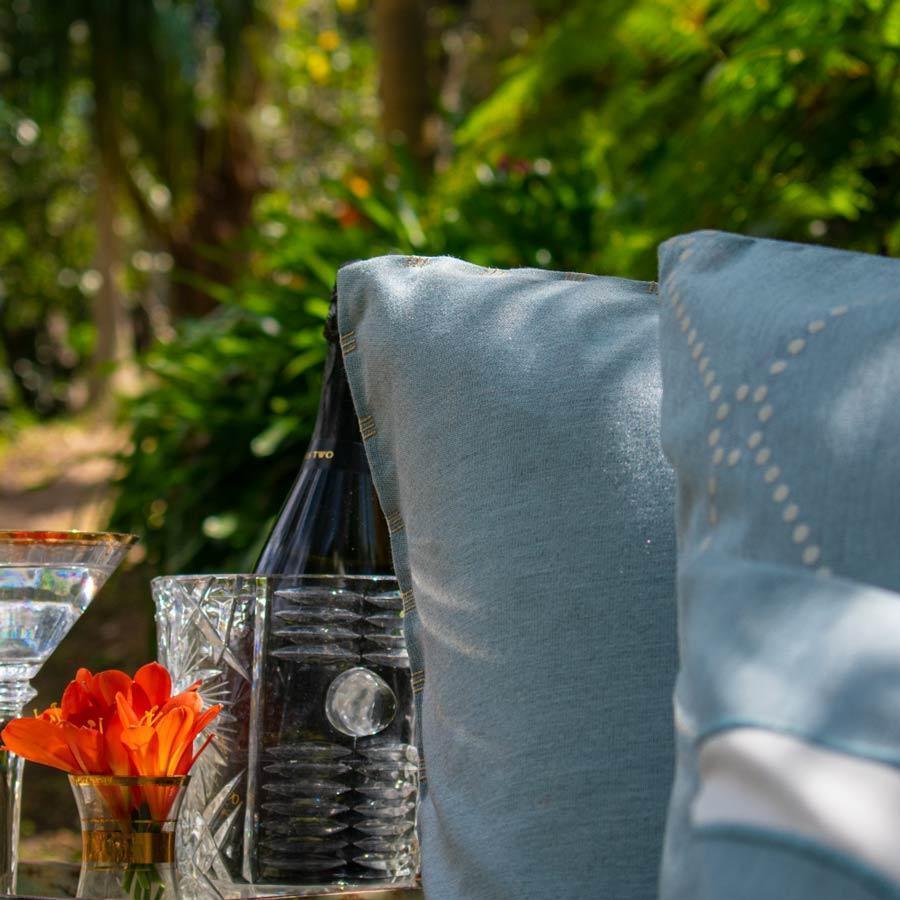 Outdoor Reverse Cloud White Lounge Cushion 55 x 55 cm-Outdoors-Bandhini Homewear Design-Cloud-22 x 22--abc