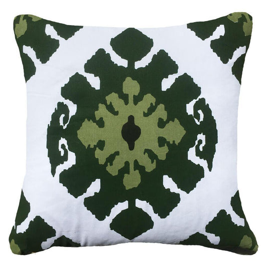 Inner Ikat Emerald Lounge Cushion 55 x 55cm-abc