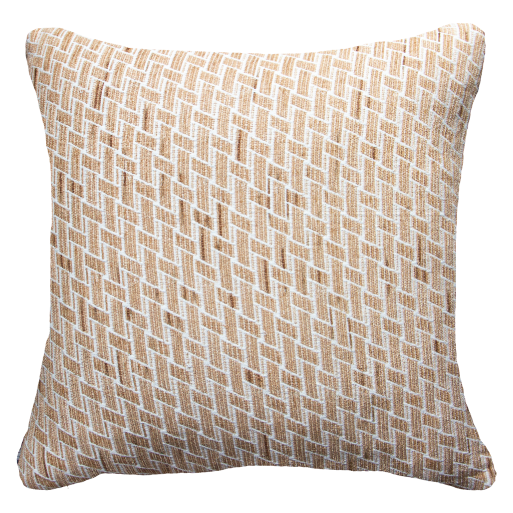 Weave Bamboo Natural Lounge Cushion 55x55cm-Accessories-Bandhini Homewear Design-Natural-22 x 22--abc