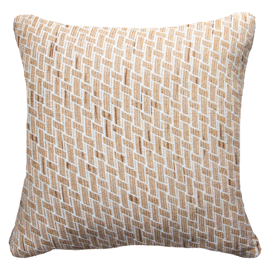 Weave Bamboo Natural Lounge Cushion 55x55cm-Accessories-Bandhini Homewear Design-Natural-22 x 22--abc
