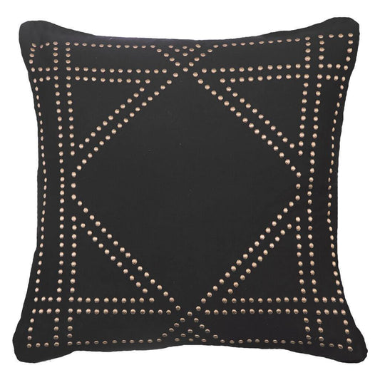 Dot Frame Black Lounge Cushion 55 x 55 cm-abc