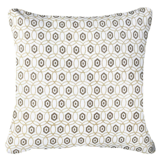 Interlaced Natural Lounge Cushion 55x55cm-abc