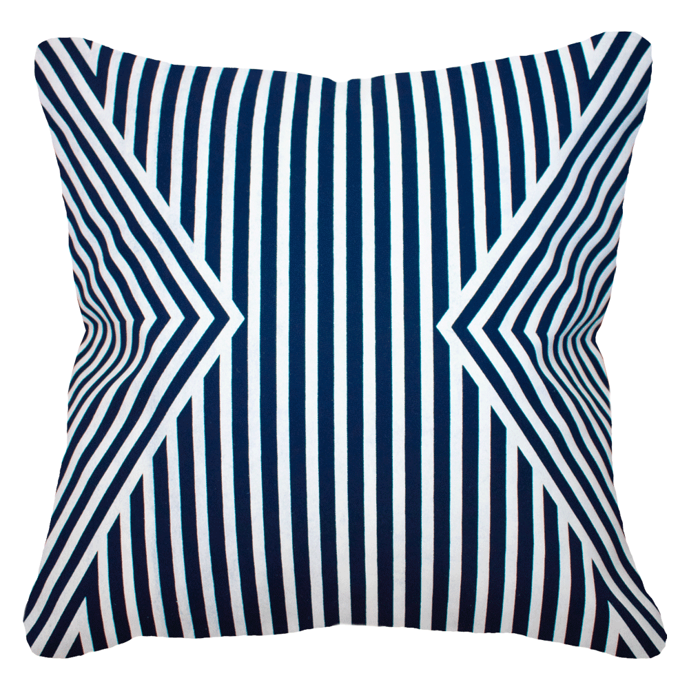 Outdoor Parasol Navy Lounge Cushion 55 x 55 cm-Outdoors-Bandhini Homewear Design-Natural-22 x 22--abc