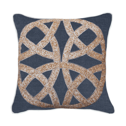 Chanel Navy Medium Cushion 50x50cm-abc