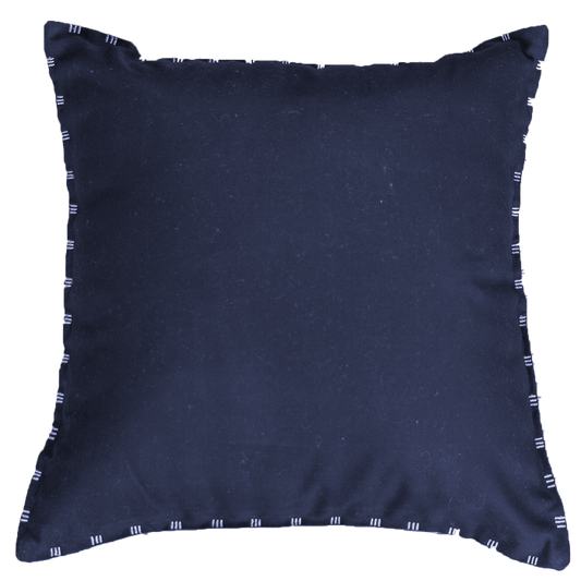 Outdoor Reverse Navy White Lounge Cushion 55 x 55 cm-Outdoors-Bandhini Homewear Design-Navy-22 x 22--abc