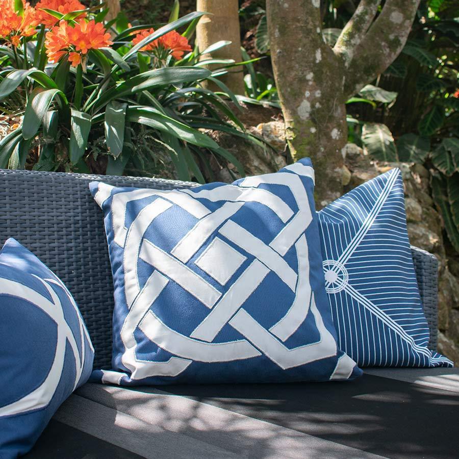 Outdoor Compass Storm Lounge Cushion 55 x 55 cm-Outdoors-Bandhini Homewear Design-Storm-22 x 22--abc