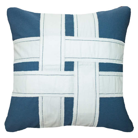 Outdoor Cross Sash Storm Lounge Cushion 55 x 55 cm-abc