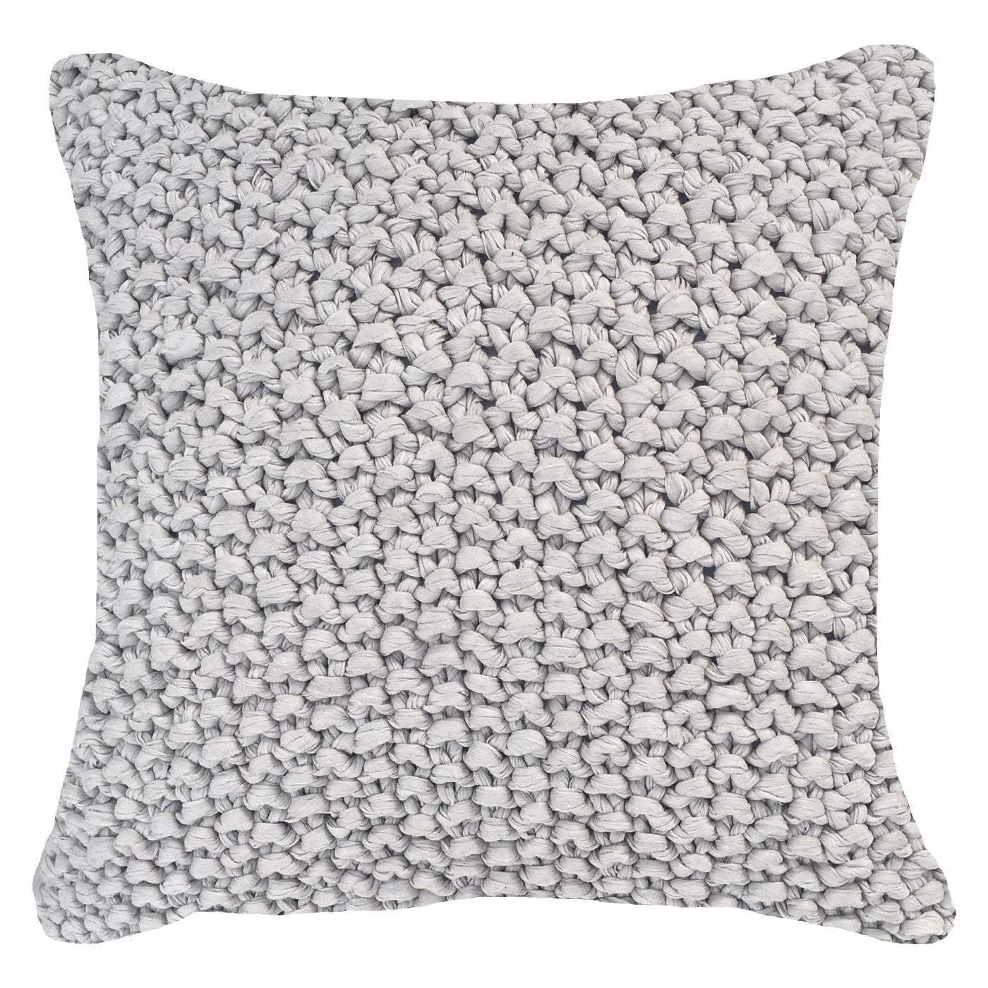 Knit Natural Lounge Cushion 55x55cm-abc