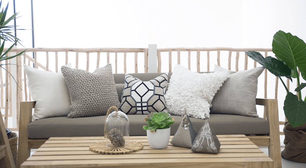 Knit Natural Lounge Cushion 55x55cm-abc