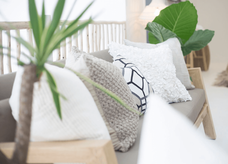 Knit Natural Lounge Cushion 55x55cm-abc