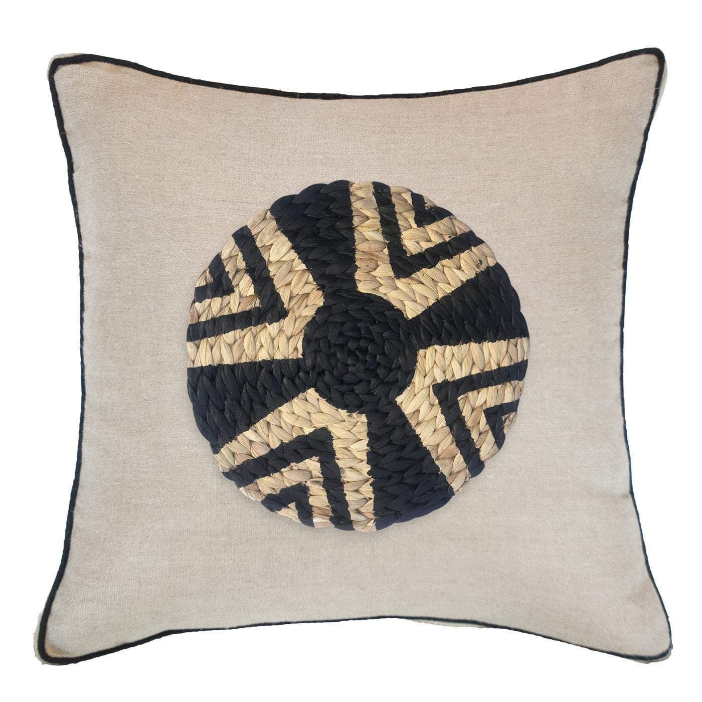 Place Mat Star Natural Lounge Cushion 55 x 55 cm-Accessories-Bandhini Homewear Design-Wind-22 x 22--abc