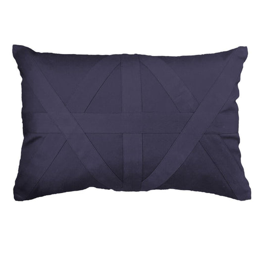 Cross Patch Navy Lumber Cushion 35 x 53 cm-abc