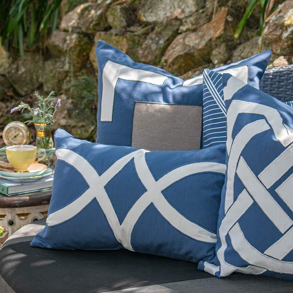 Outdoor Star Storm Blue Lumber Cushion 35 x 53 cm-Outdoors-Bandhini Homewear Design-Storm-14 x 21--abc
