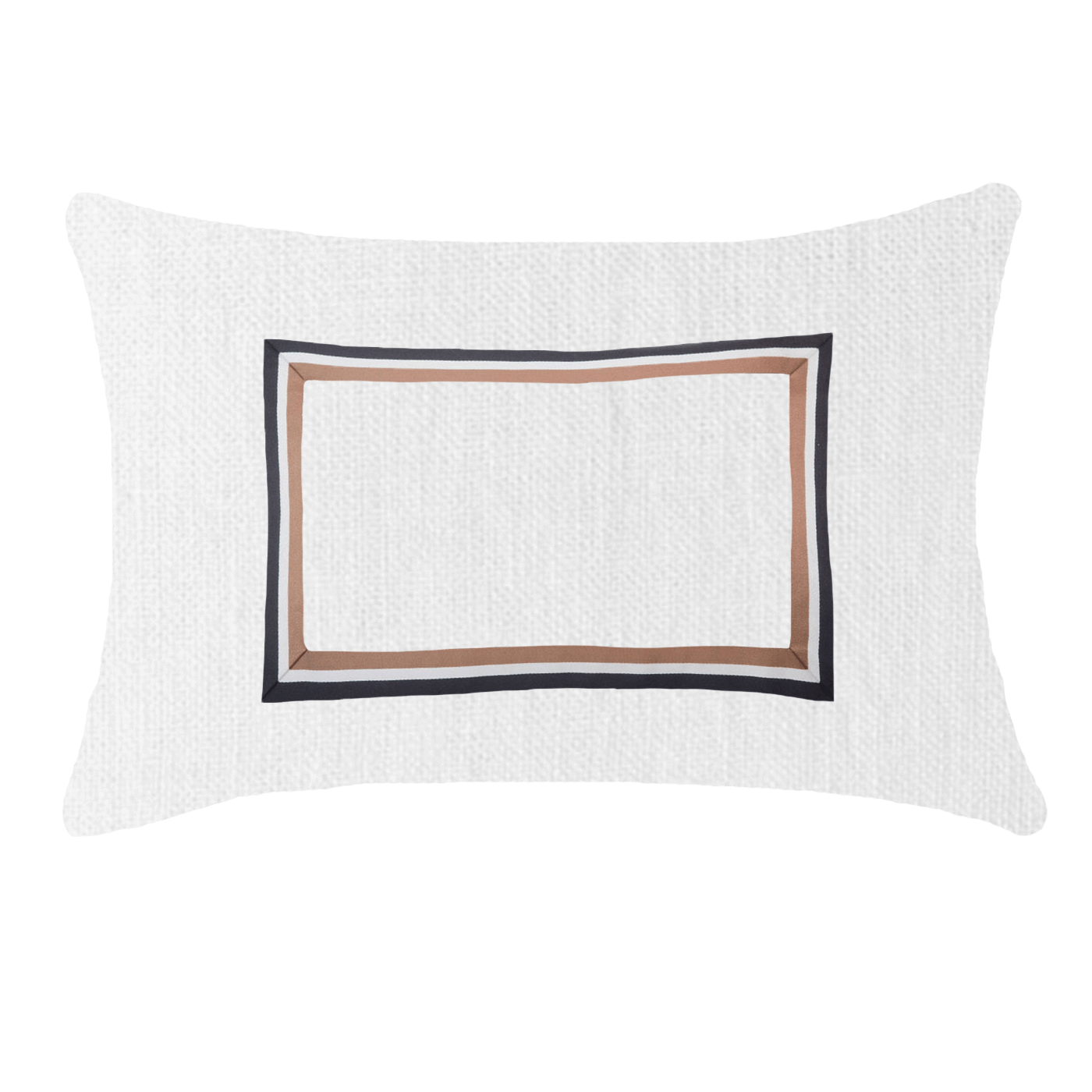 Braid Cayman White Lumber Cushion 35 x 53 cm-abc