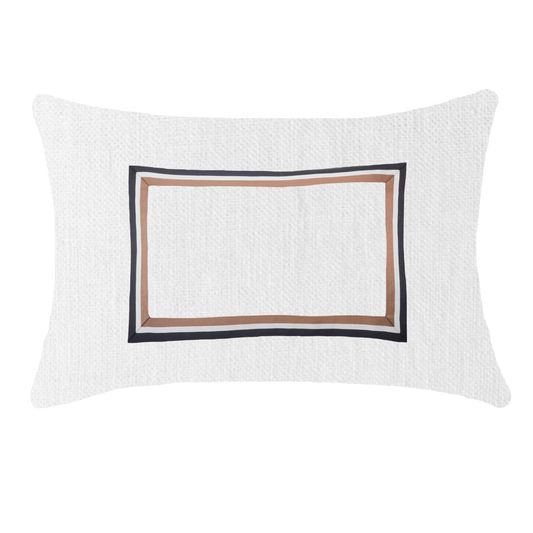 Braid Cayman White Lumber Cushion 35 x 53 cm-abc