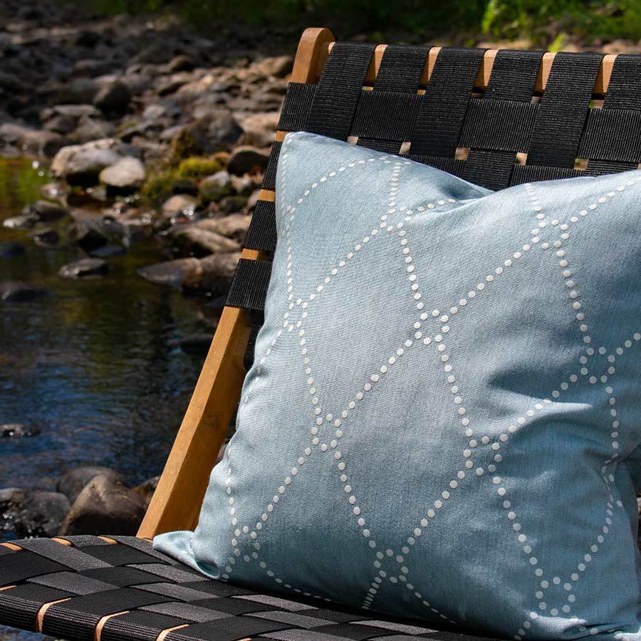 Outdoor Dots Cloud Medium Cushion-Outdoors-Bandhini Homewear Design-Cloud-20 x 20--abc