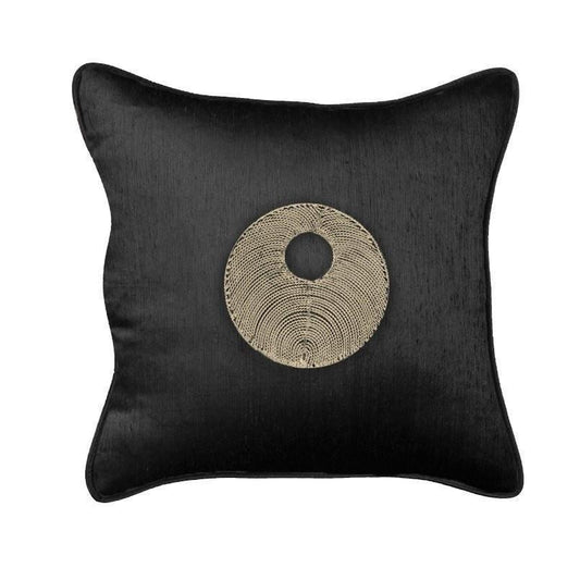 Disc Copper Black Medium Cushion 50 x 50 cm-abc