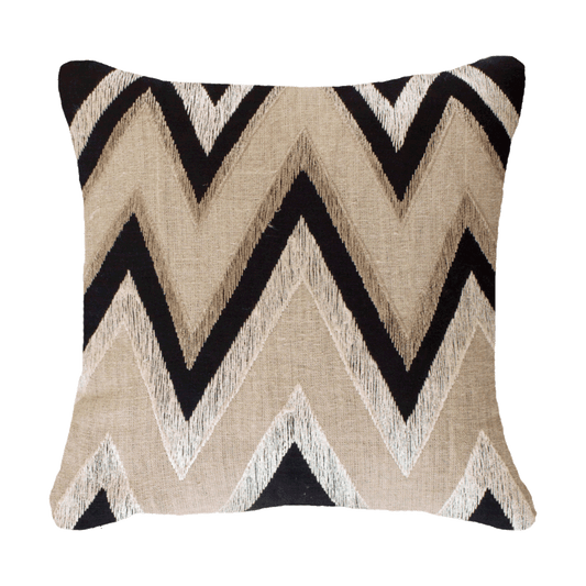 Ikat Zig Zag Medium Cushion 50x50cm-abc
