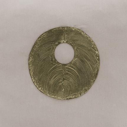 Disc Copper Natural Medium cushion 50x50cm-abc