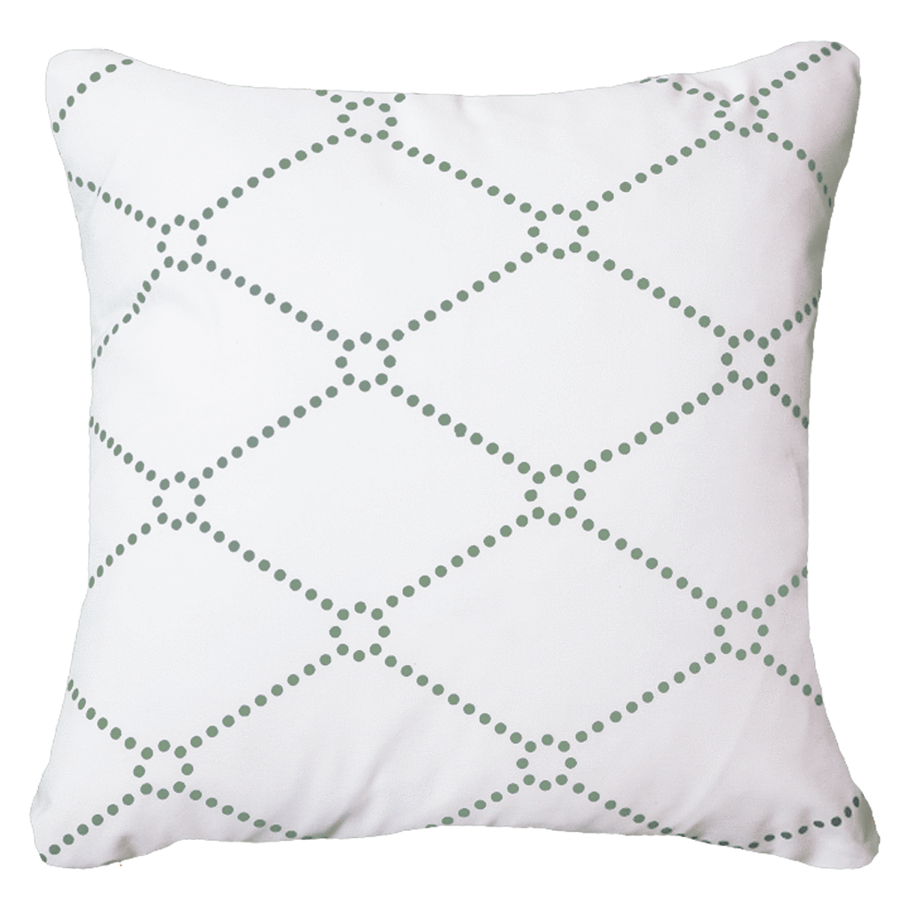 Outdoor Dots Green Medium Cushion 50 x 50 cm-abc