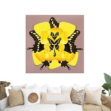 Sunrise Wings Artwork-Accessories-Bandhini Homewear Design-No Leaf-76cm x 115cm--abc