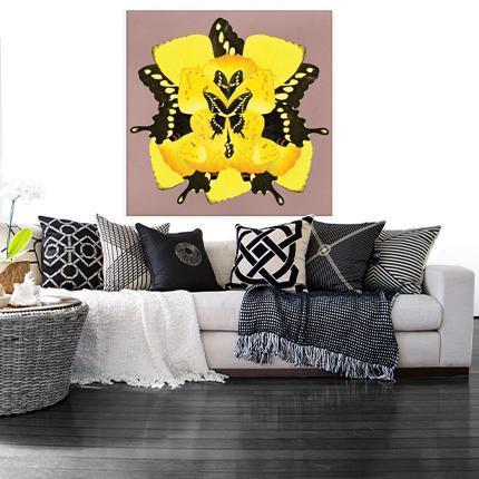 Sunrise Wings Artwork-Accessories-Bandhini Homewear Design-No Leaf-76cm x 115cm--abc