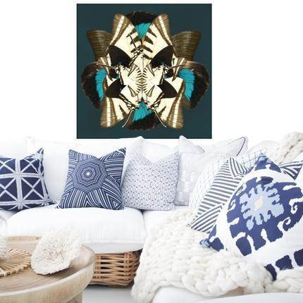 Winter Wings Artwork-Accessories-Bandhini Homewear Design-No Leaf-76cm x 115cm--abc