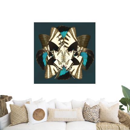 Winter Wings Artwork-Accessories-Bandhini Homewear Design-No Leaf-76cm x 115cm--abc