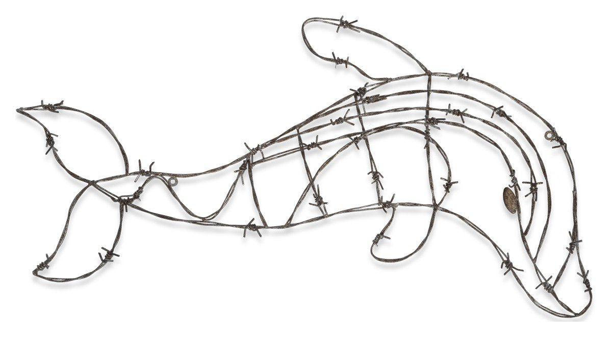 Small Iron Dolphin Wall Decor-Accessories-Home & Giftware-Default Title---abc