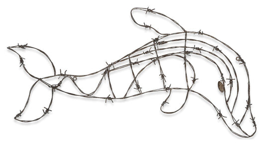 Small Iron Dolphin Wall Decor-Accessories-Home & Giftware-Default Title---abc