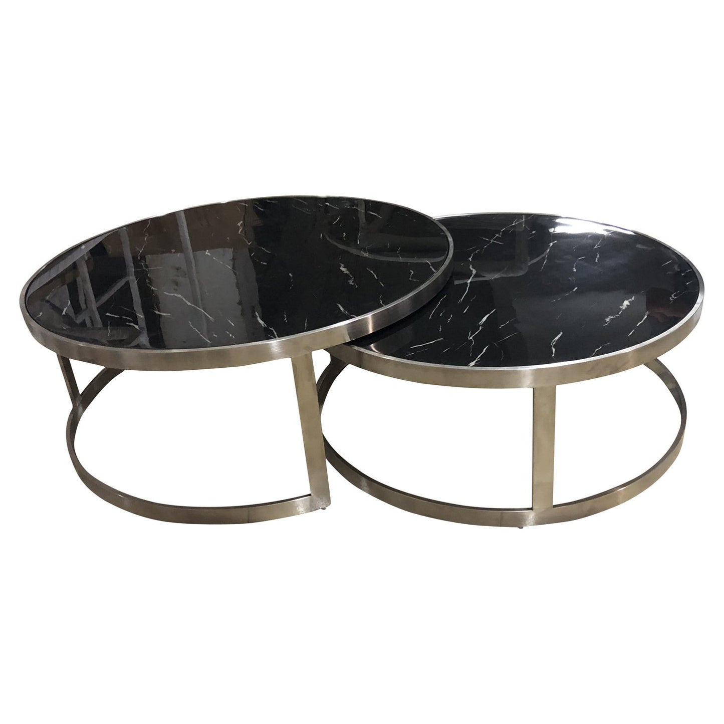 Sterling Coffee Table Set Black Marble-Living-Future Classics Furniture-Default Title---abc