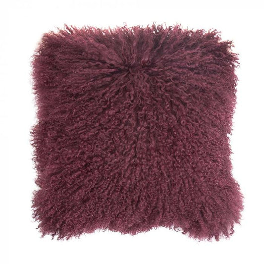 Tibetan Lambswool Cushion 50x50 Mulber-Accessories-Florabelle-Default Title---abc