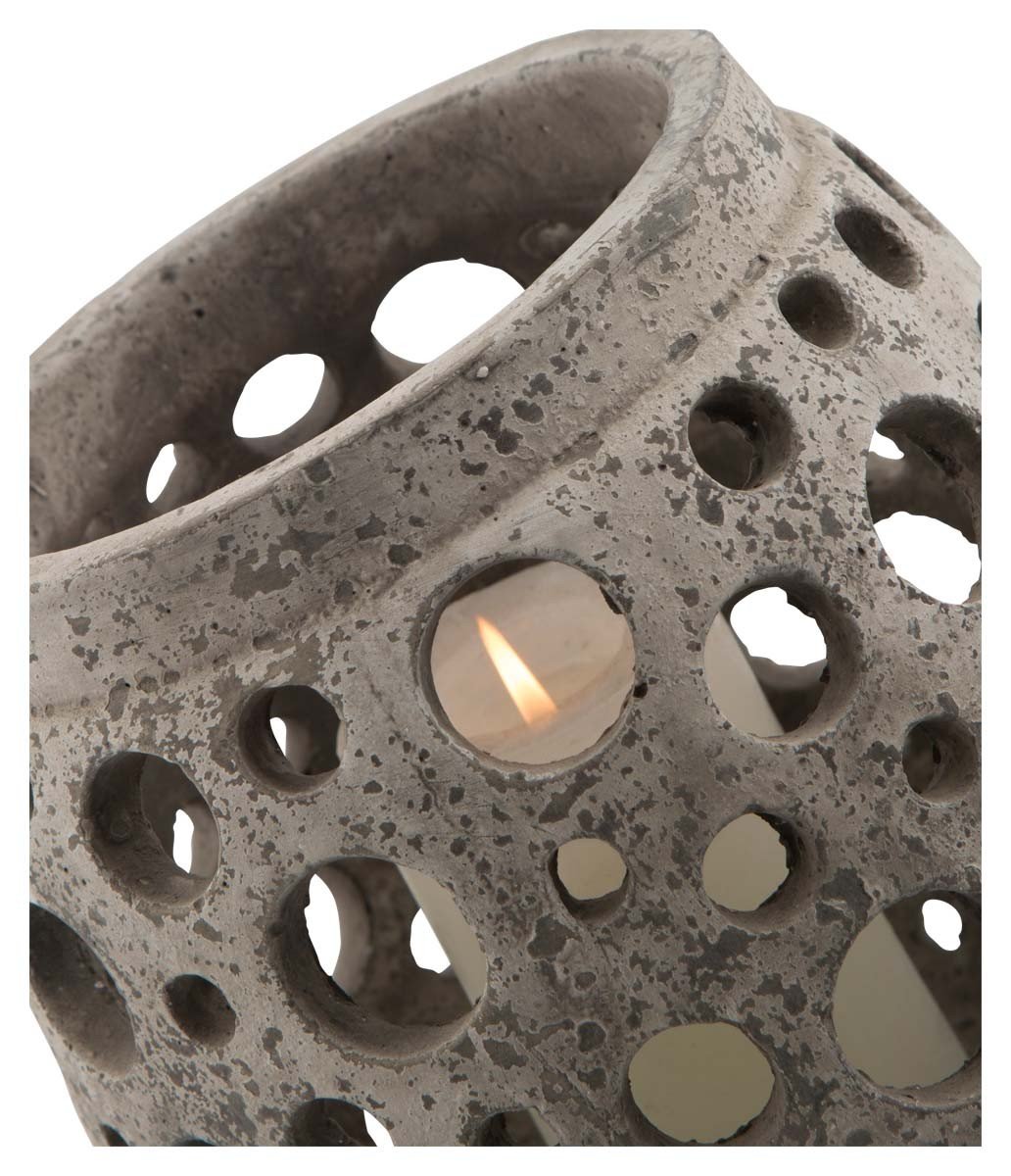 Small Cement Circle Candle Holder-Accessories-Home & Giftware-Default Title---abc