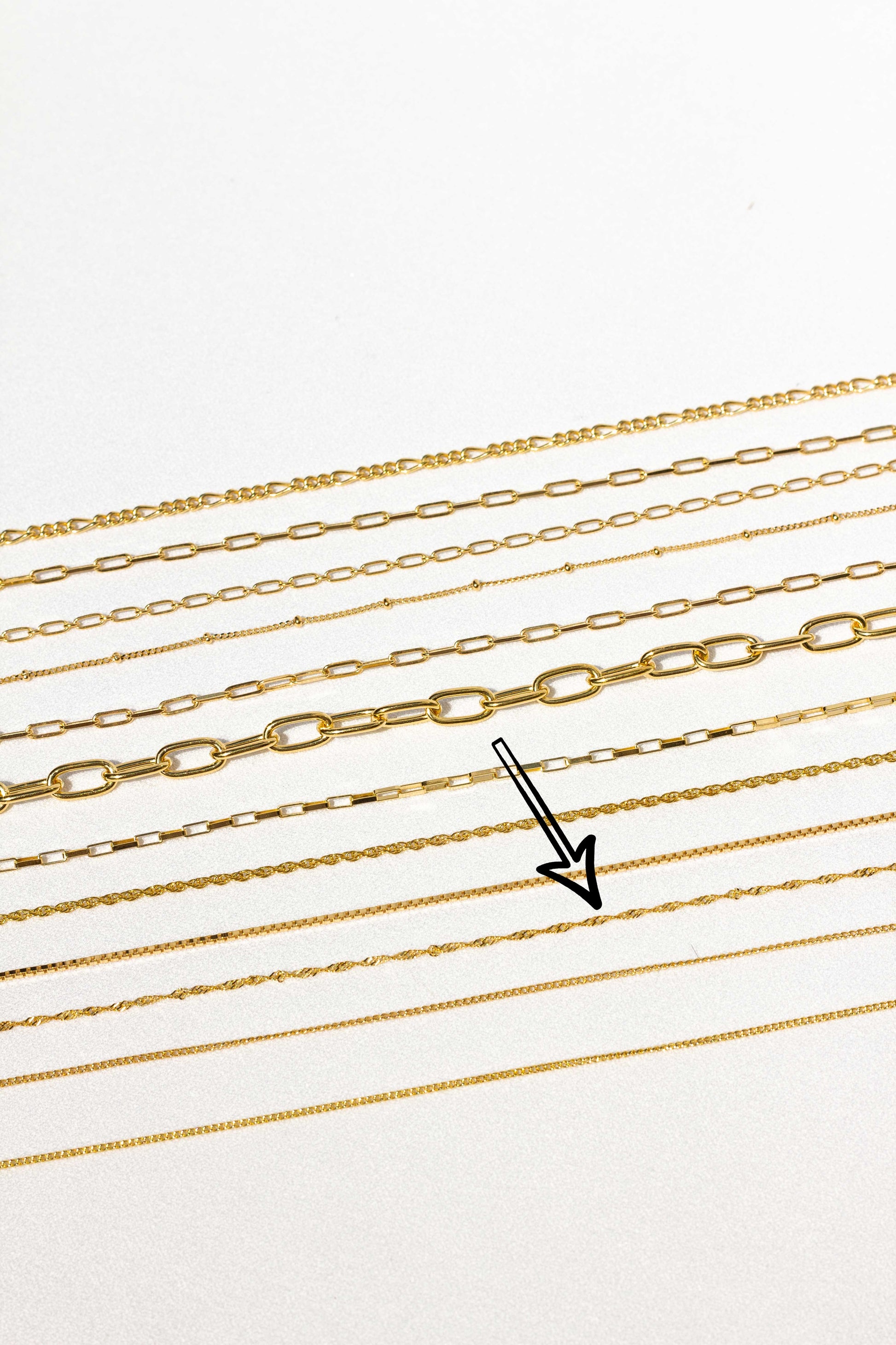 Choker gold plated (36cm)-abc