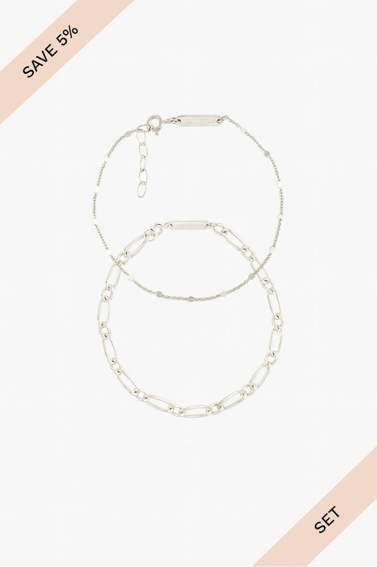 Classic set silver-abc