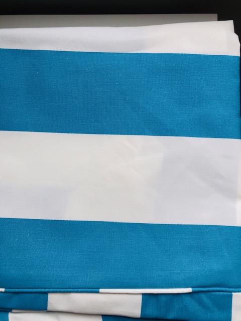 Uluwatu Striped Double Lounger Outdoor Bean Bag - Light Blue-Outdoor Seating-IndoSoul-Default Title---abc