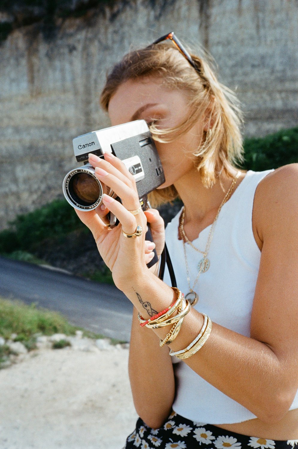Ivory color bracelet gold plated-abc