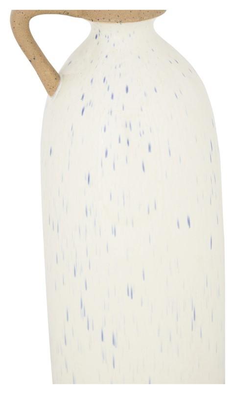 Grecian Ceramic Urn Large - Ivory/Natural-abc