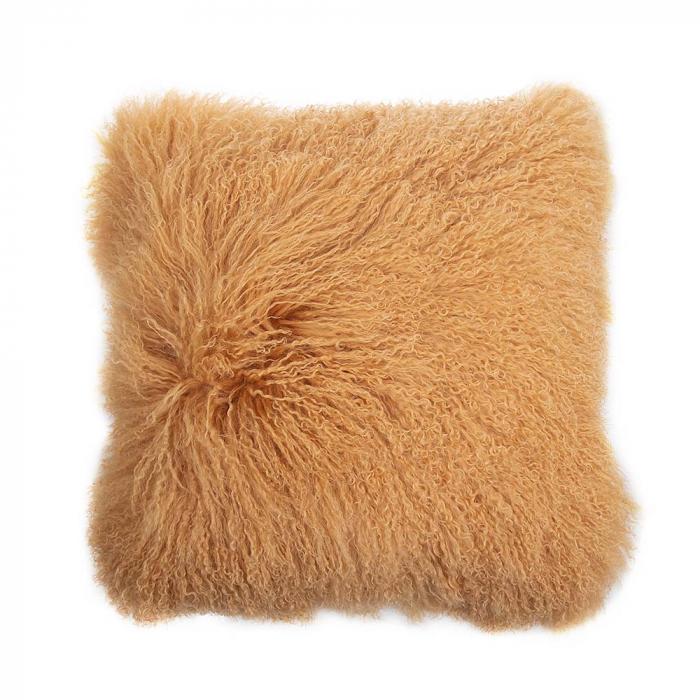 Tibetan Lambswool Cushion 50x50 Terra-Accessories-Florabelle-Default Title---abc