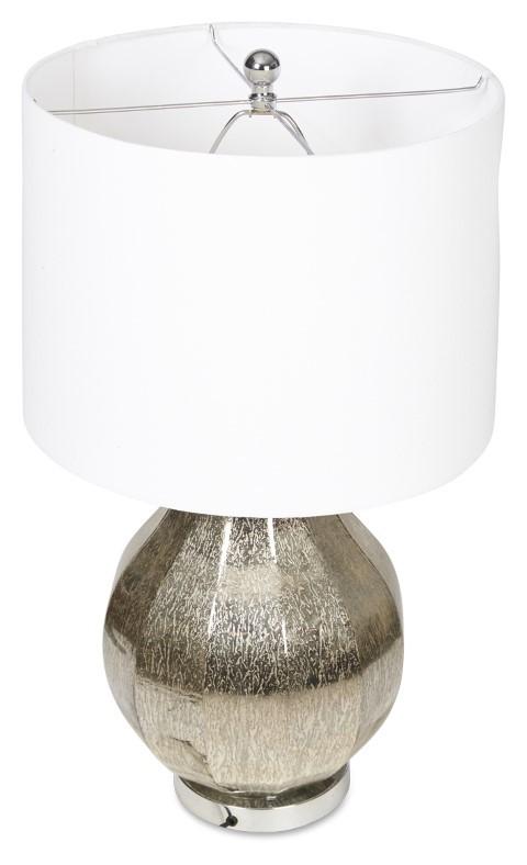 Paris Table Lamp with White Linen Shade-abc