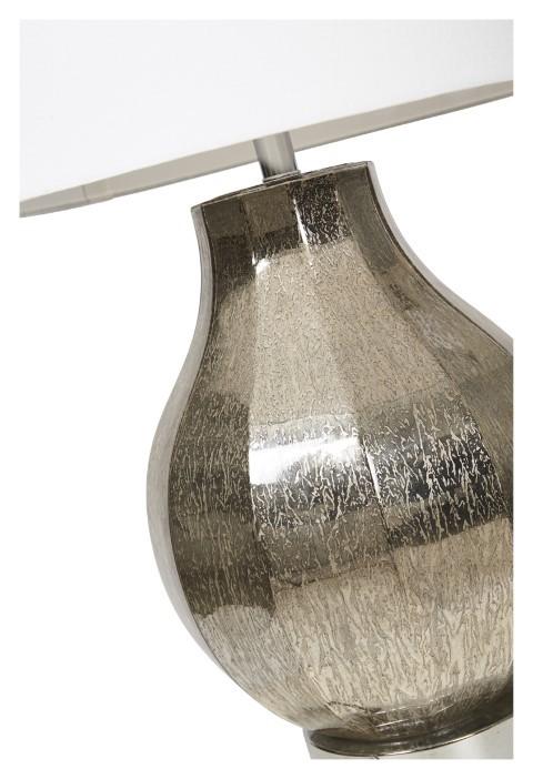 Paris Table Lamp with White Linen Shade-abc